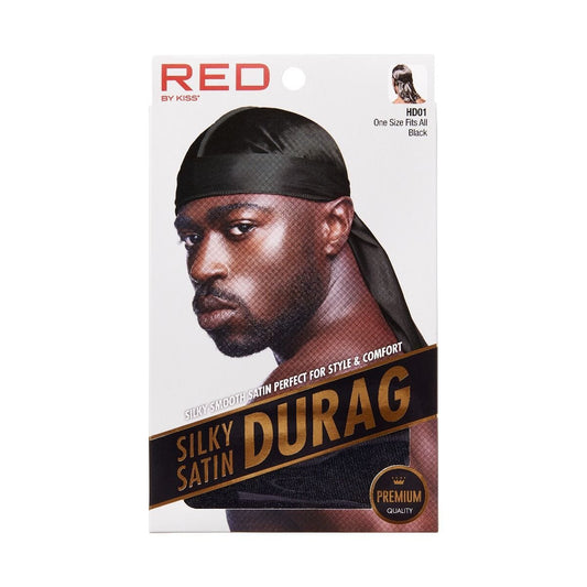 RED BY KISS SILKY SATIN DURAG (Red)